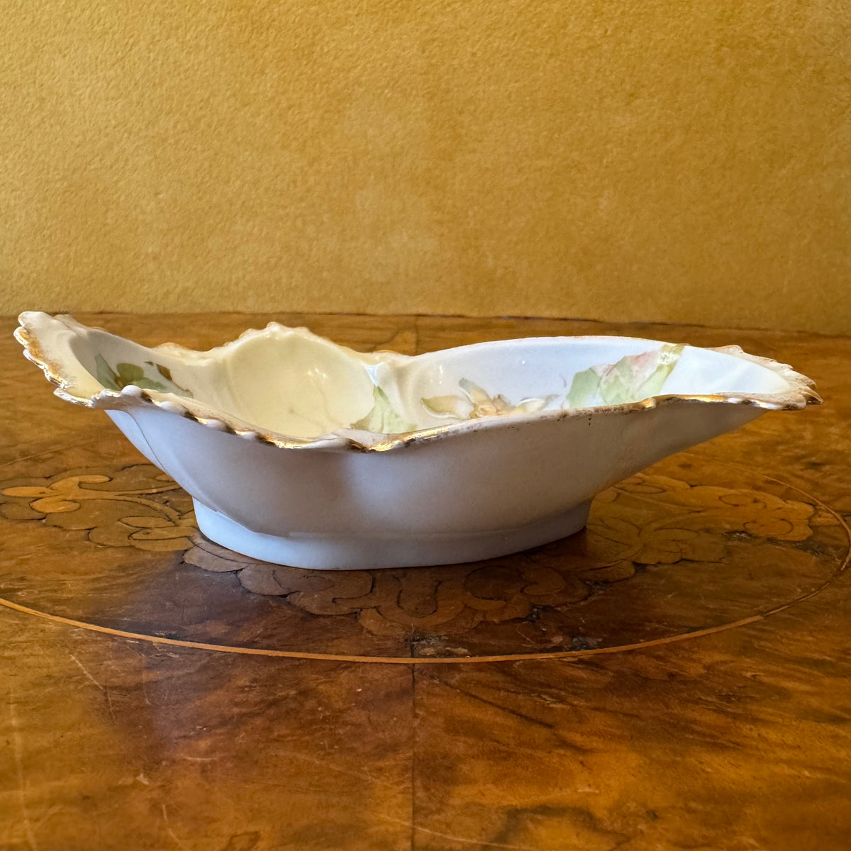 Vintage MZ Austria Floral Trinket Dish