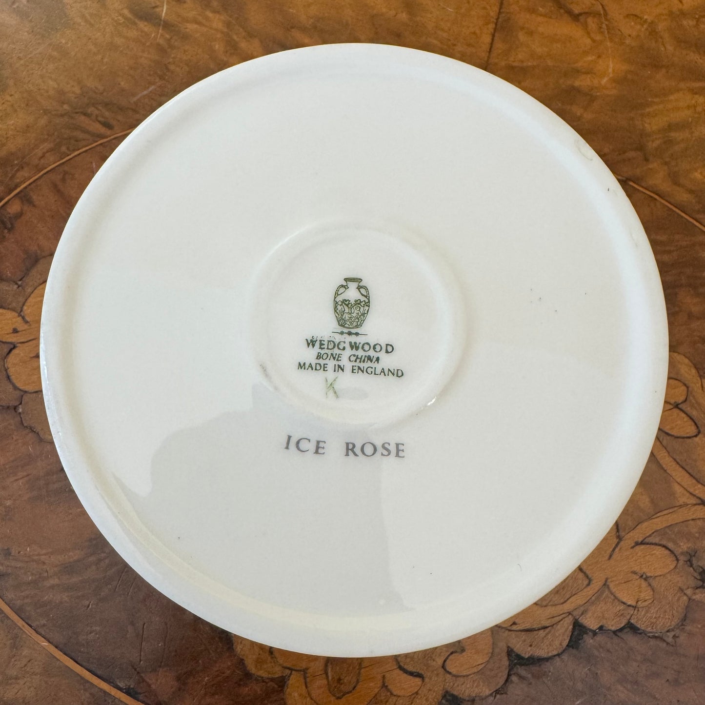 Wedgwood Ice Rose Candle Holder Pair