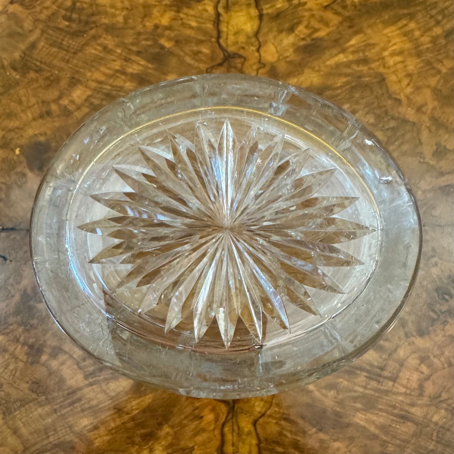 Vintage Crystal Cut Decanter