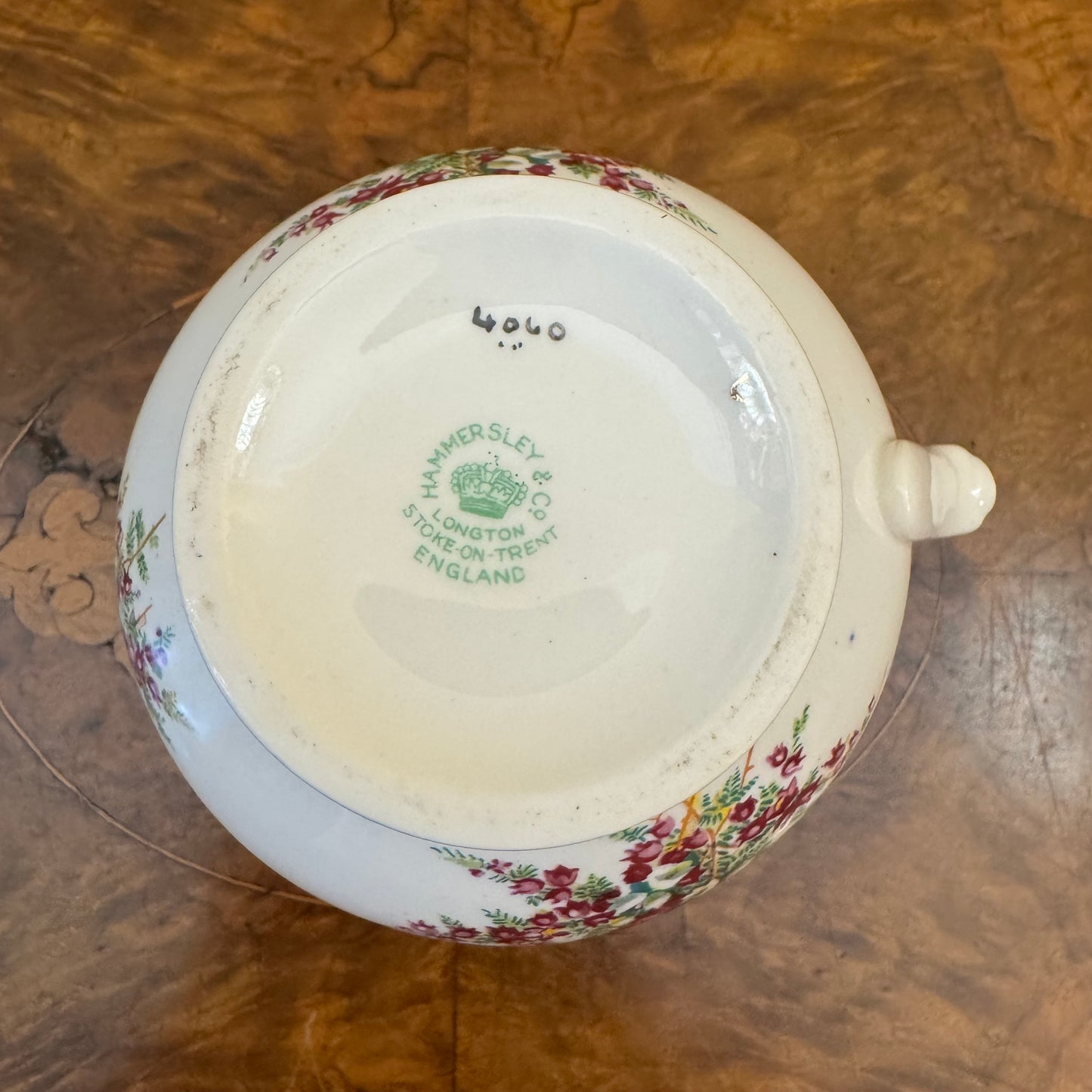 Vintage Hammersley Milk Jug & Sugar Bowl Set