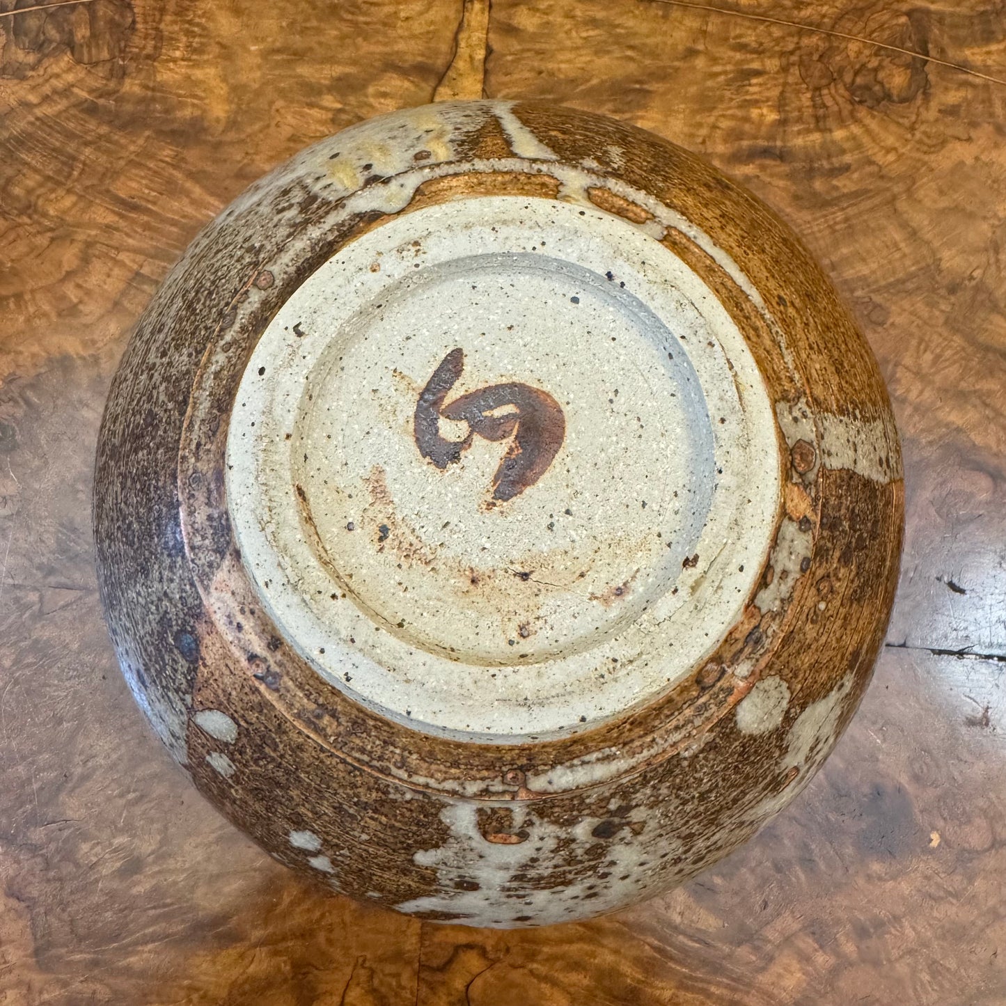 Large Pottery Textured Bowl