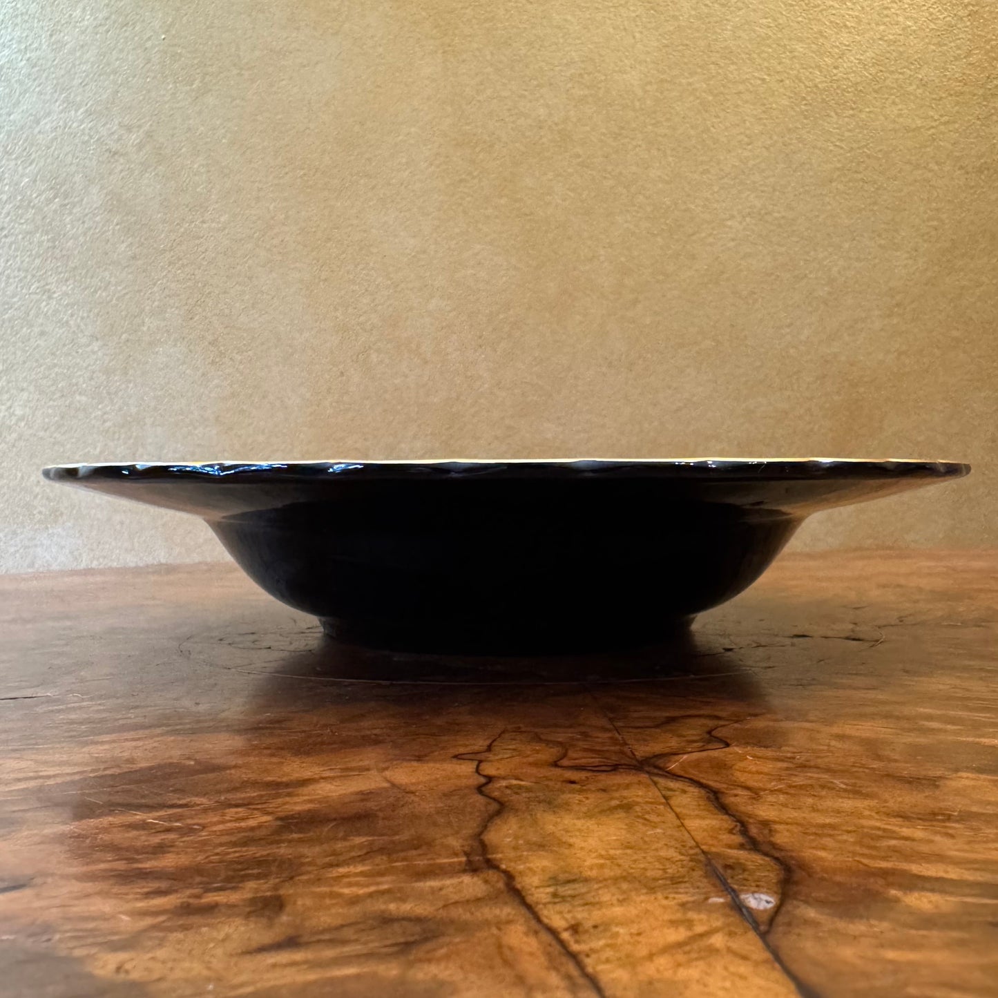 Mikasa Classic Ebony & Gold Bowl