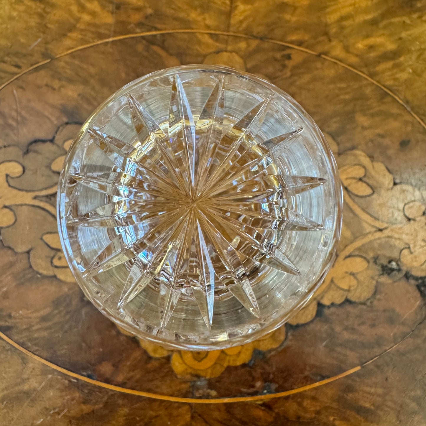 Vintage Inwald Crystal Tumblers Set Of Three