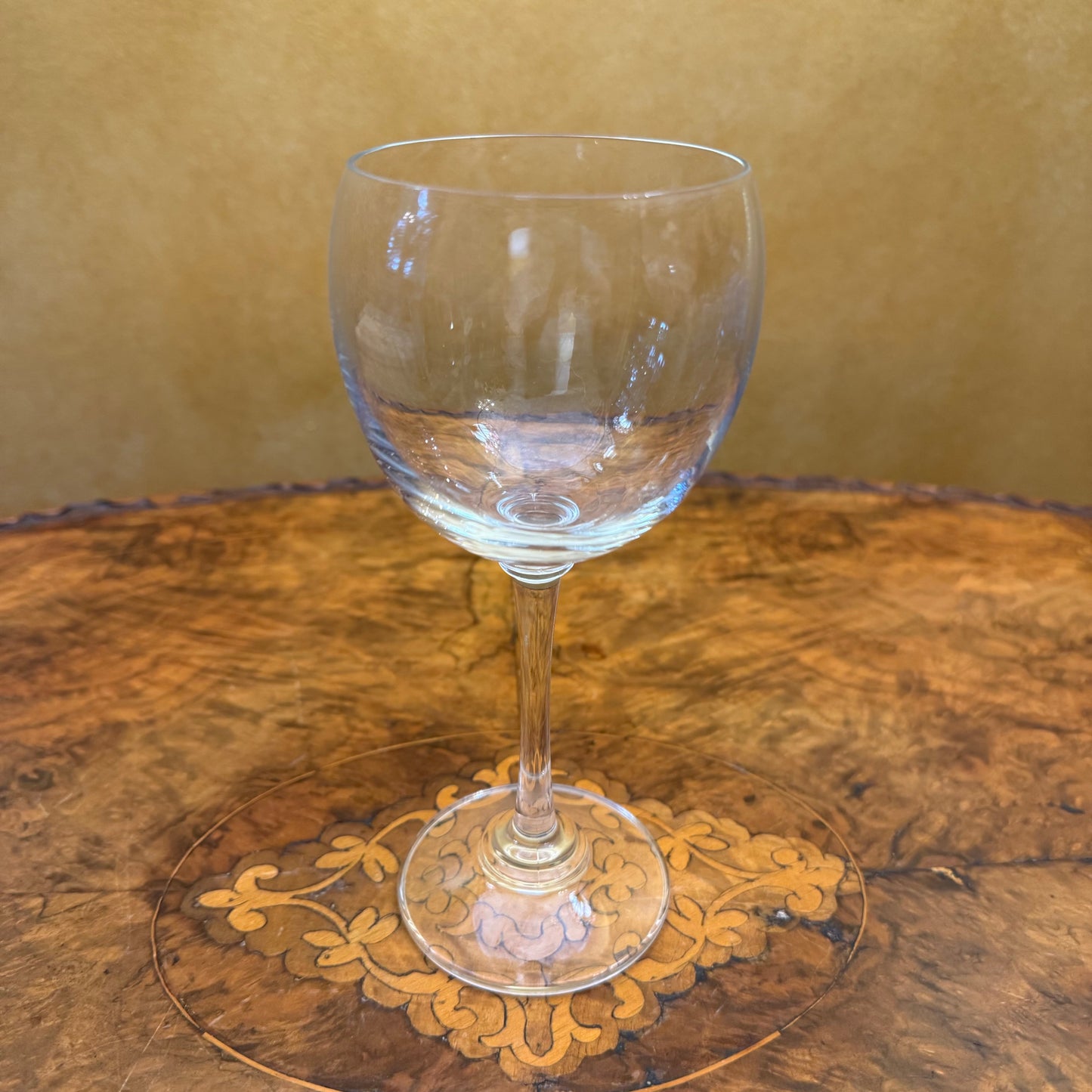 Vintage Balloon Wine Glasses Set Of Three
