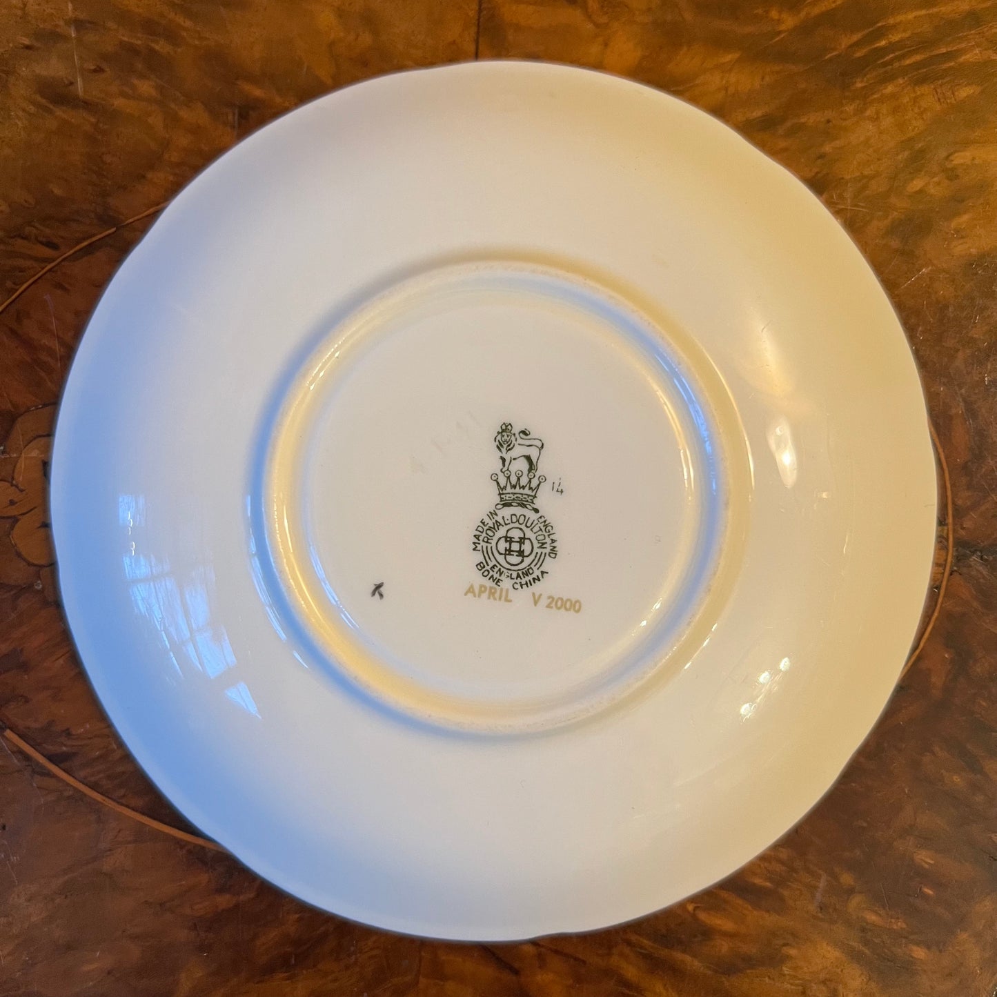 Vintage Royal Doulton April Print Saucer
