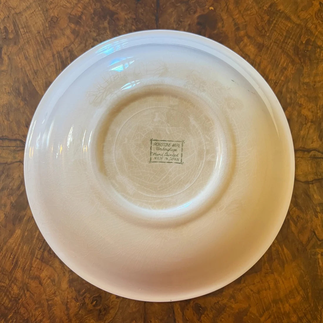 Vintage Ironstone Ware Fruit Print Bowl