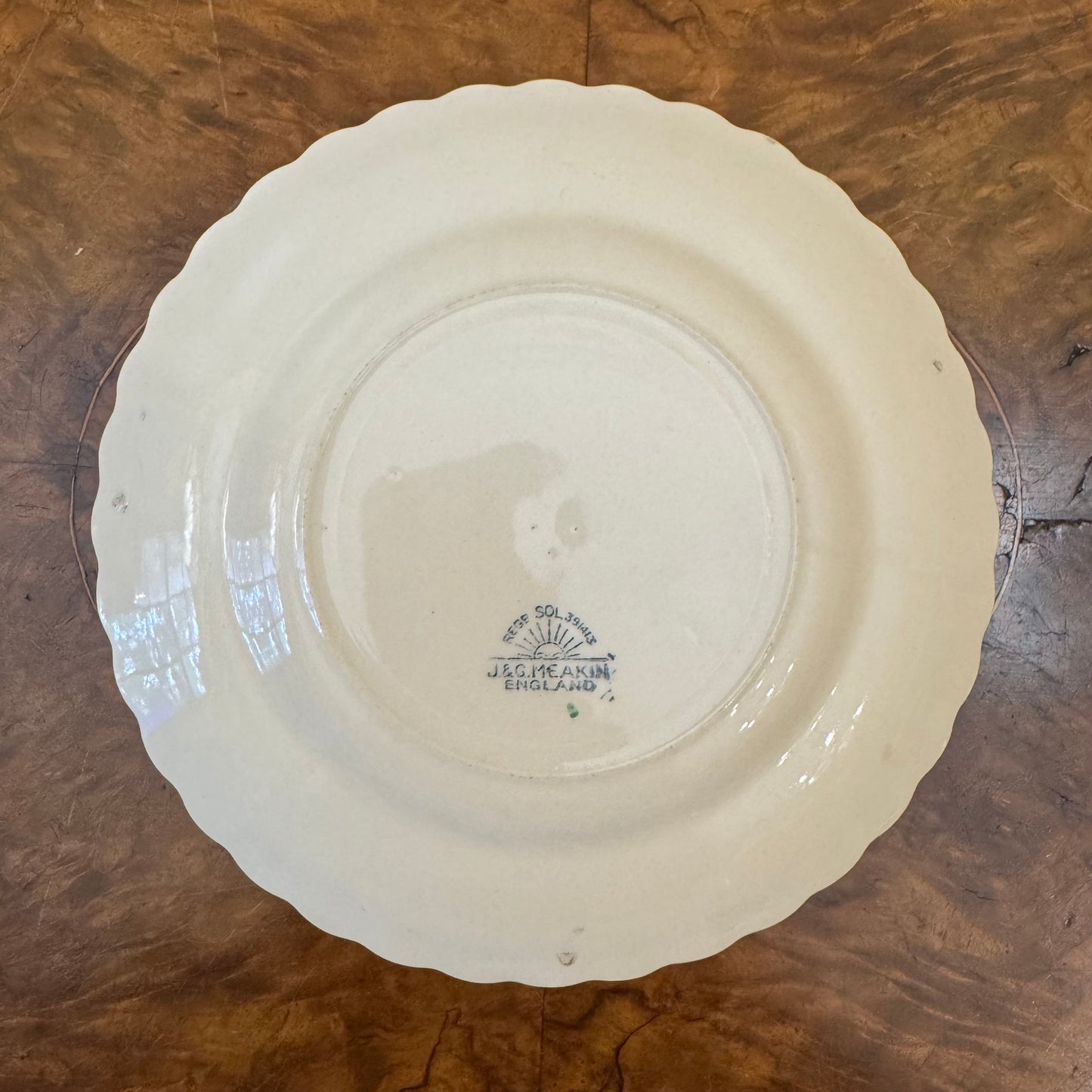 J & G Meakin Sol Lemon & Lime Scalloped Side Plate