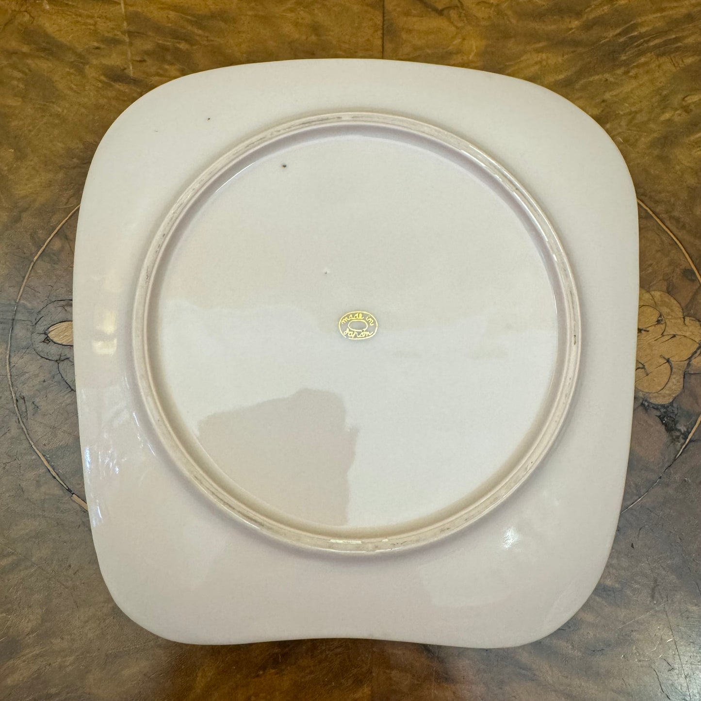 Japanese Pink Floral Plate