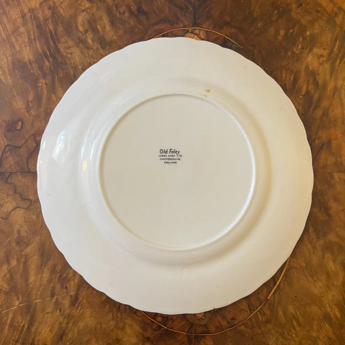 Vintage Old Foley Floral Print Side Plate