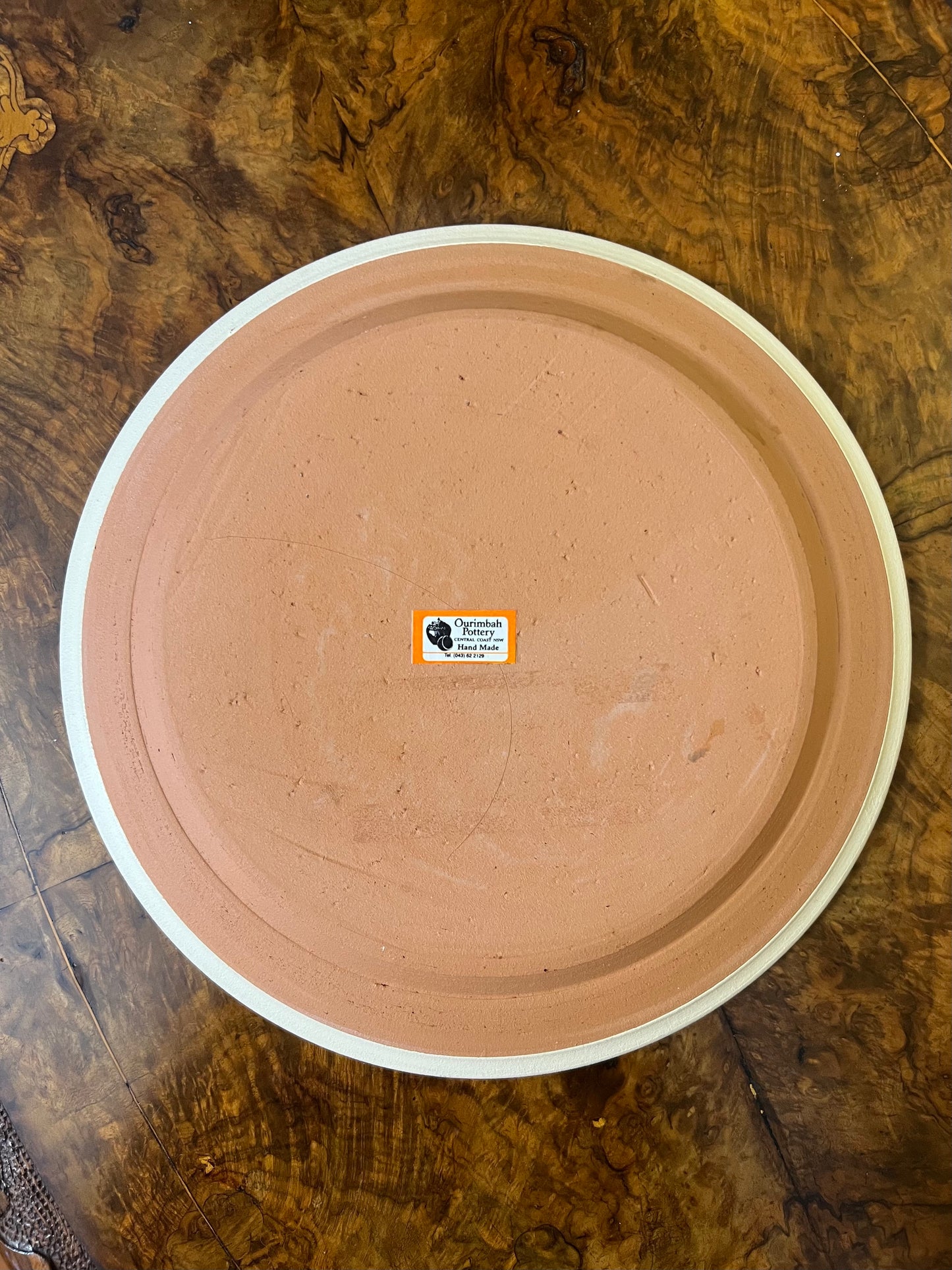 Ourimbah Pottery Hand Painted Birds Terracotta