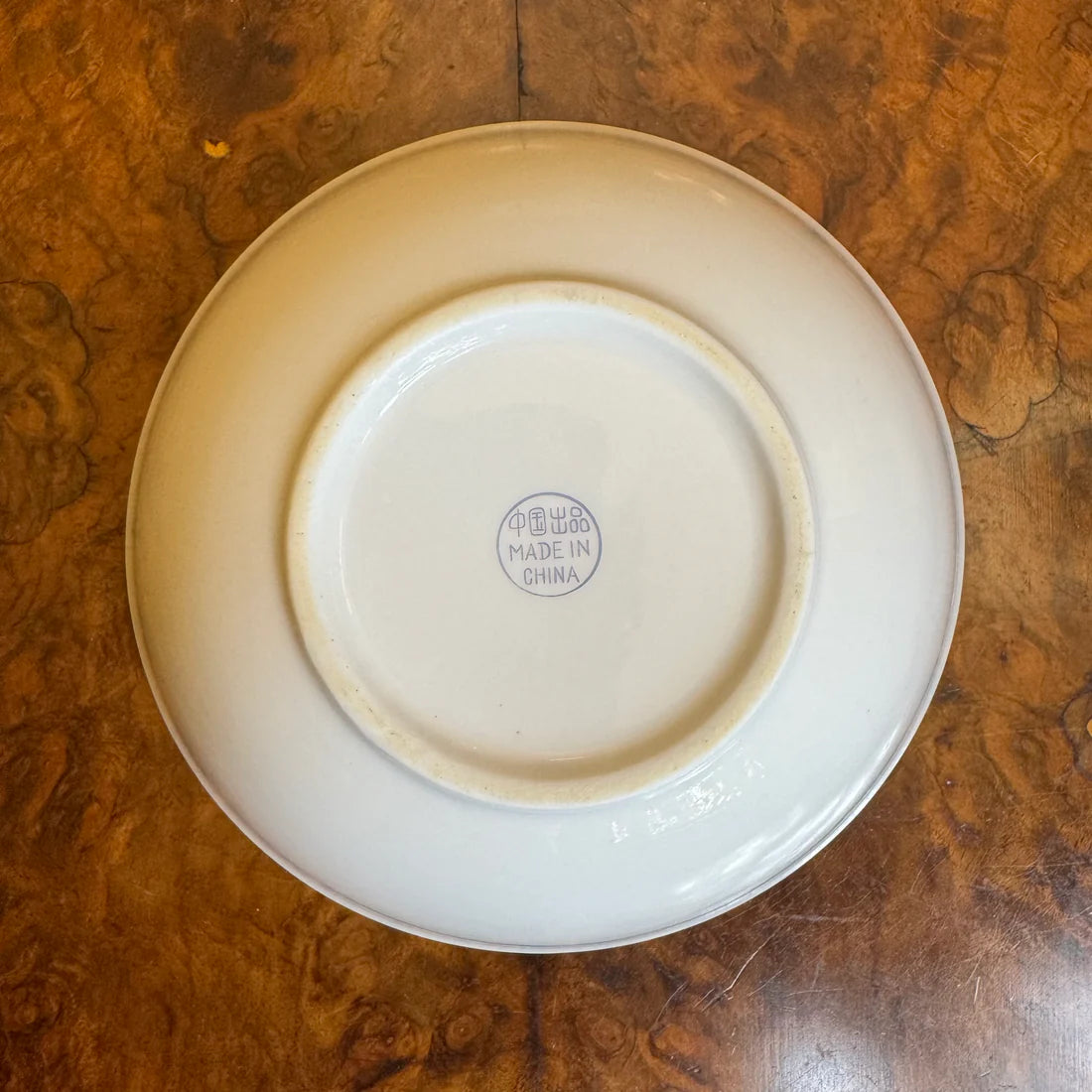 Vintage Pink Floral Soup Bowl