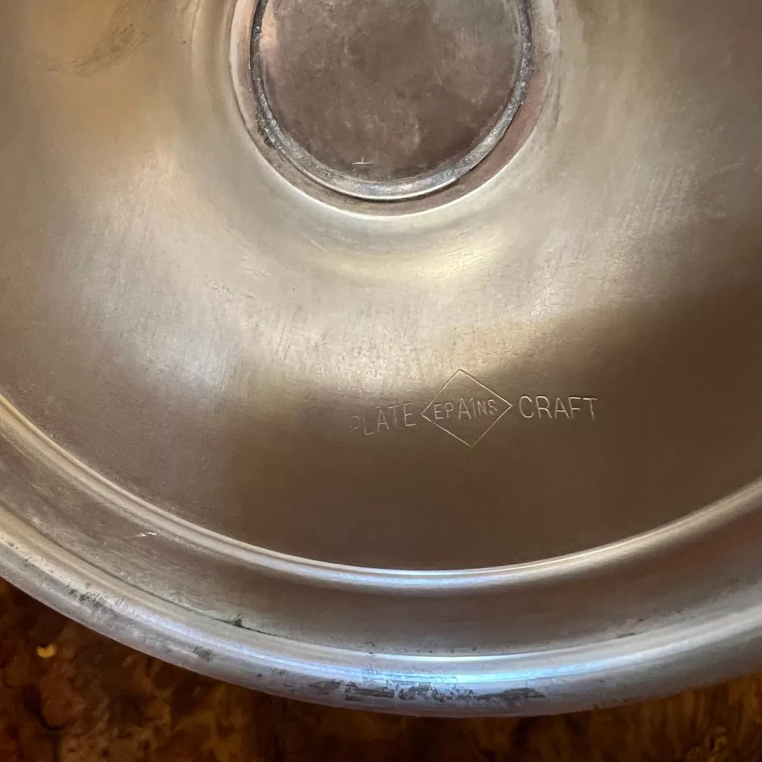 Plate Craft Silver Plated Display Bowl With Stand