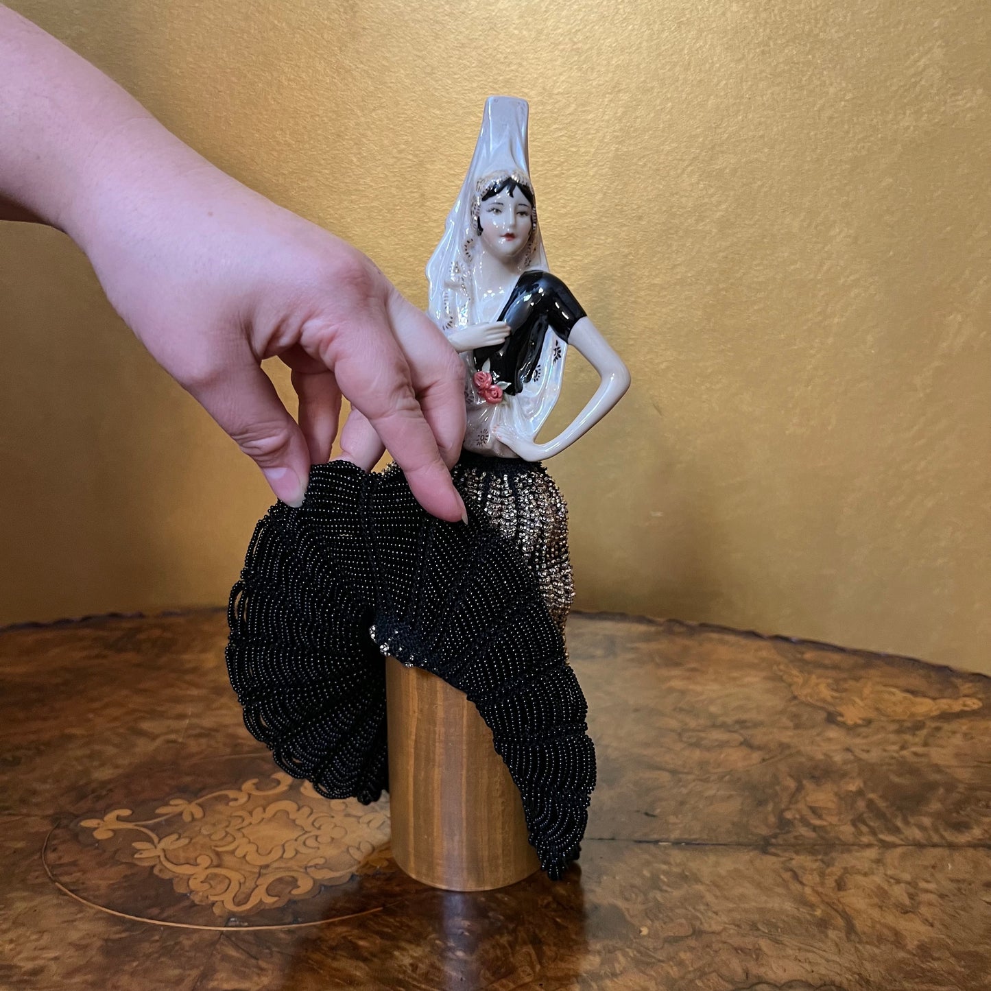 Porcelain Lady on stand