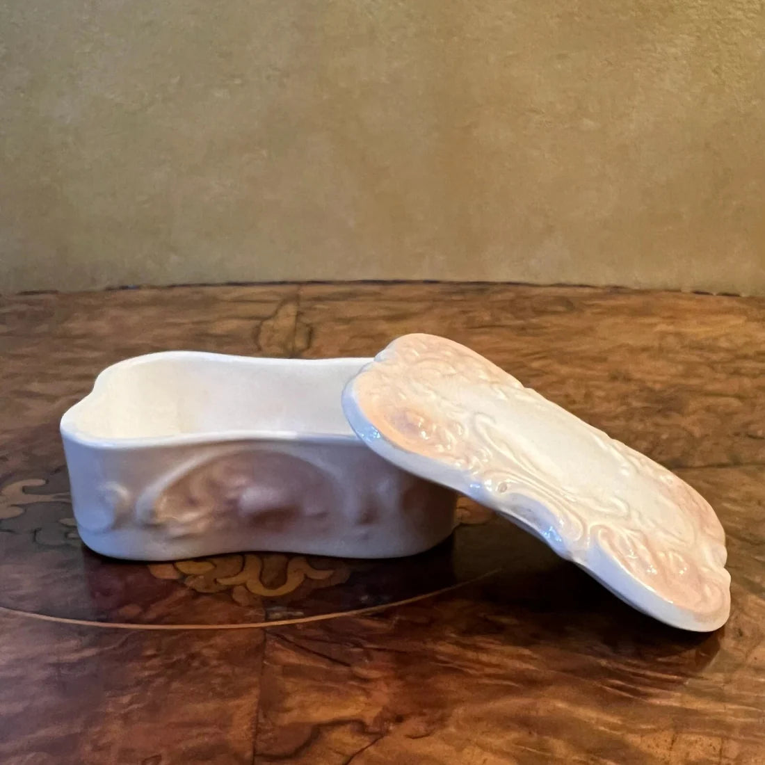 Vintage Porcelain Trinket Jar Box