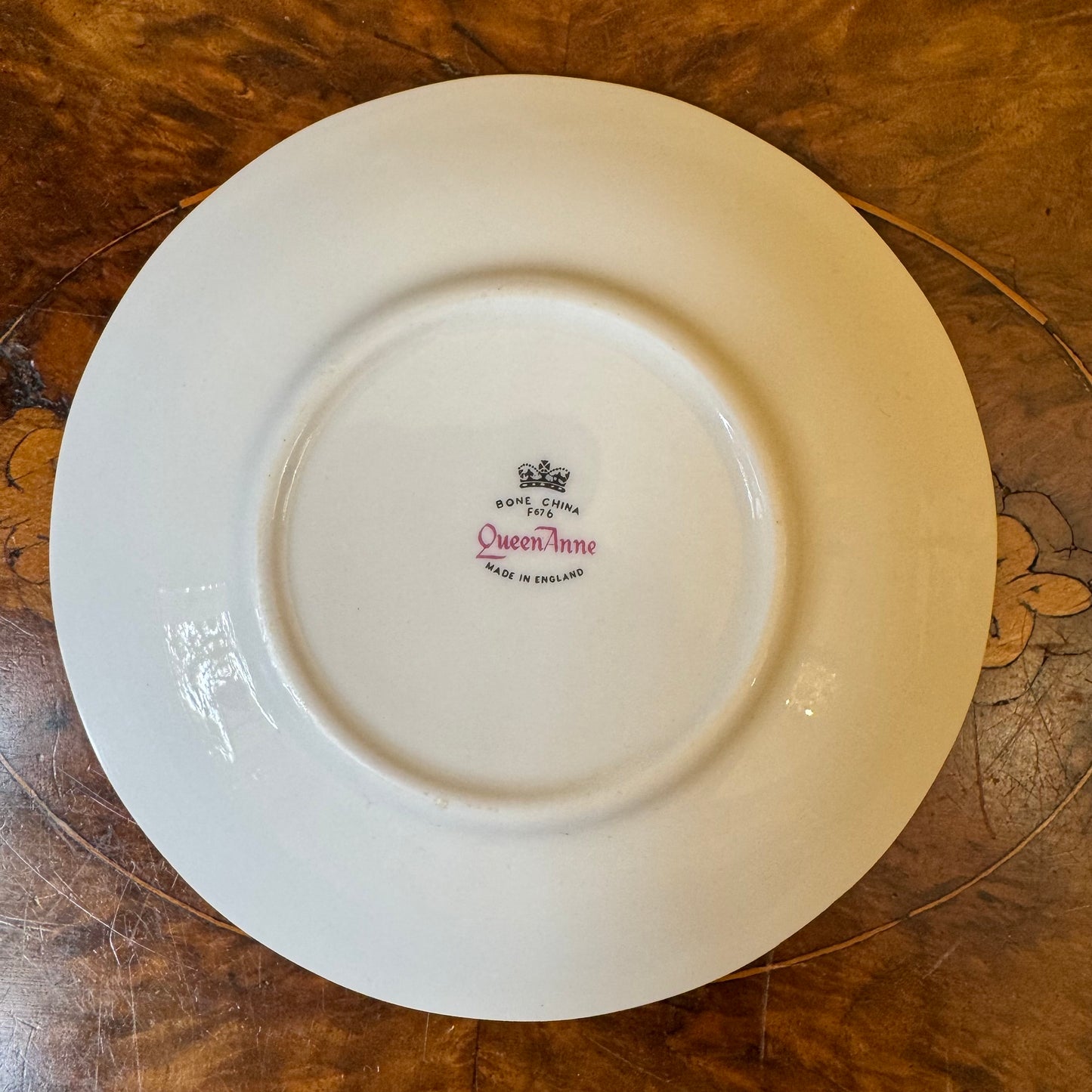 Queen Anne Red Roses Print Saucer