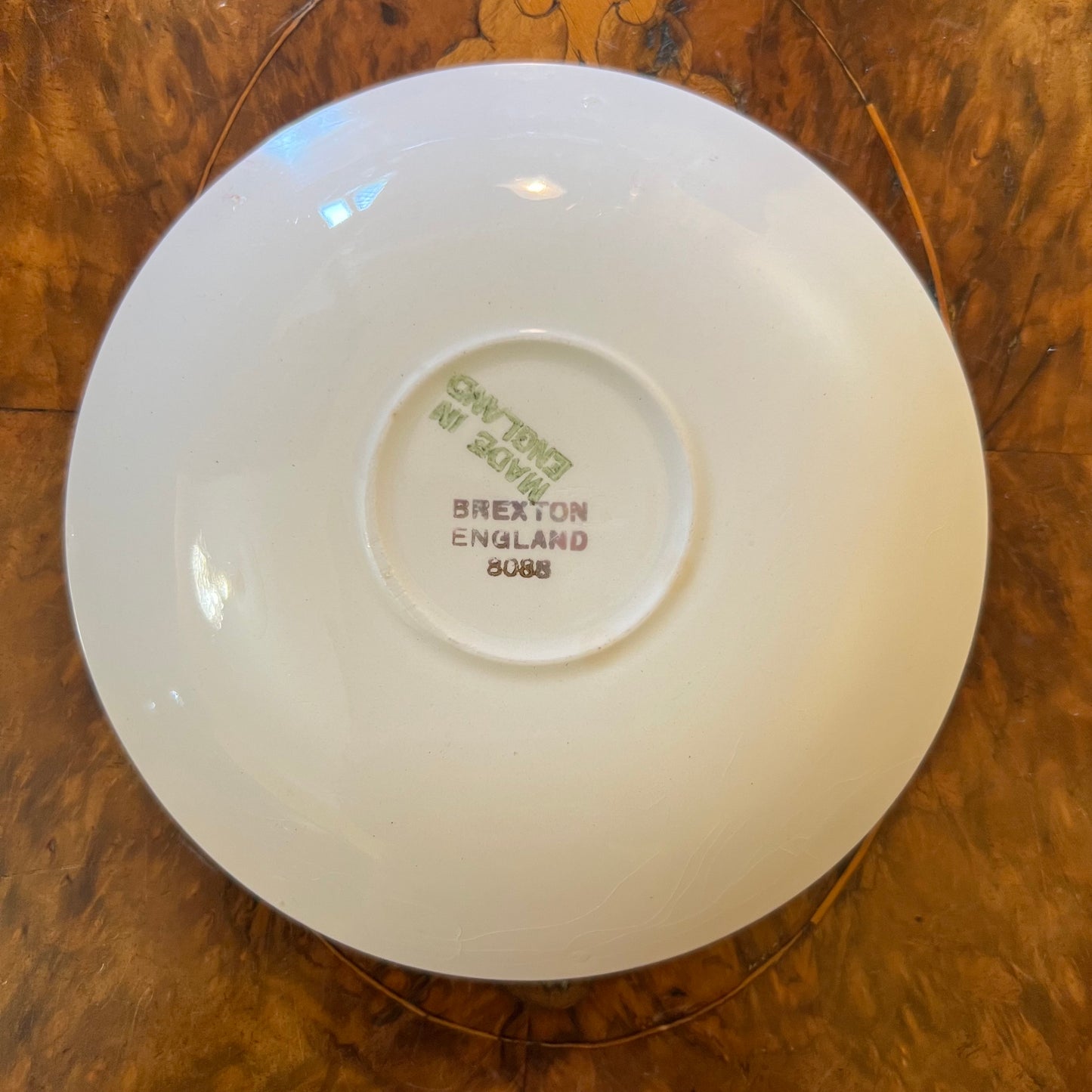 Red Rose Print Saucer