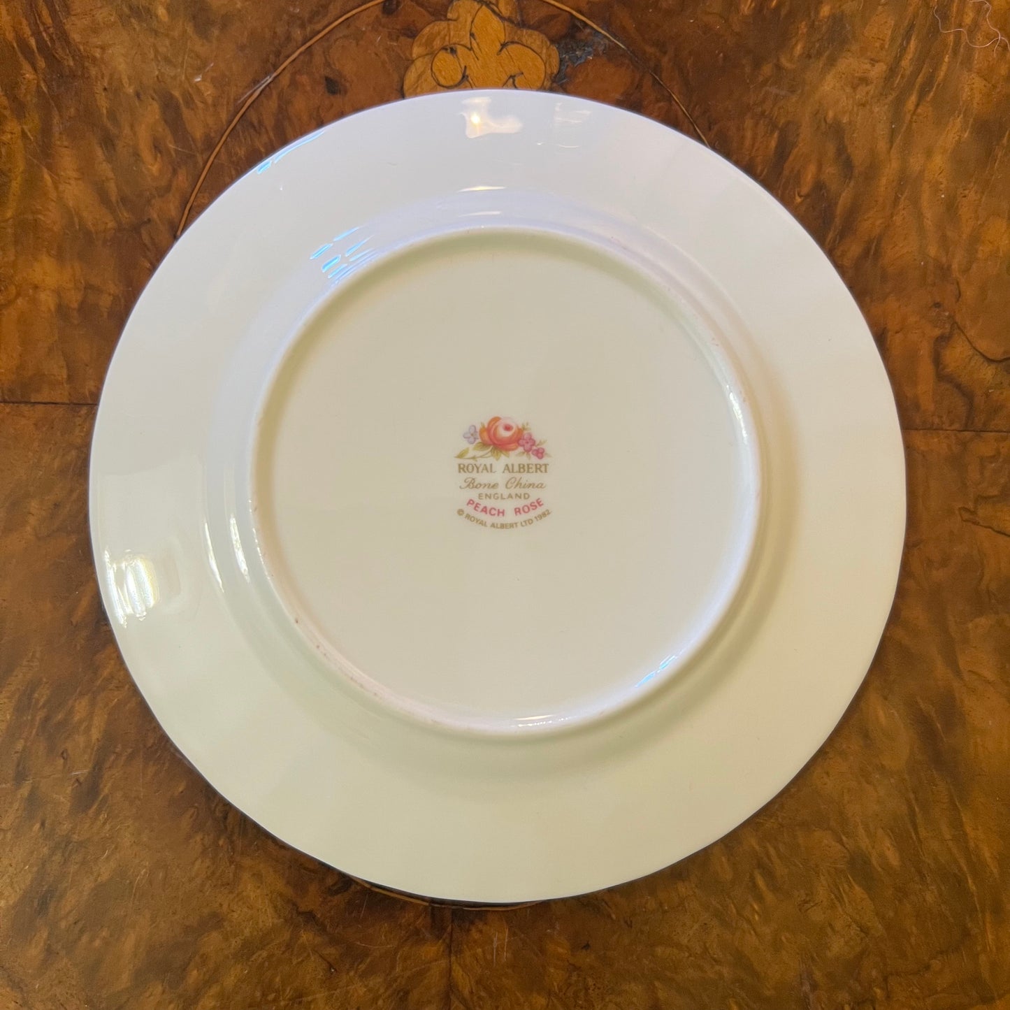 Royal Albert Peach Rose Plate