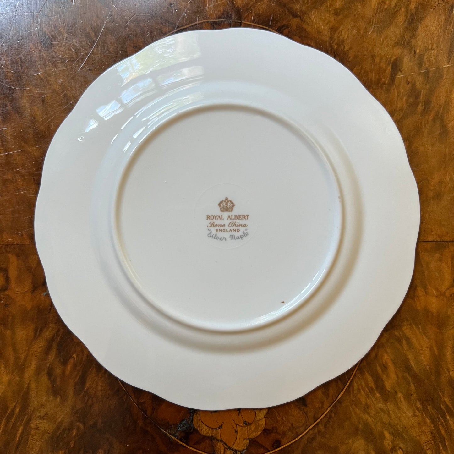 Royal Albert Silver Maple Plate