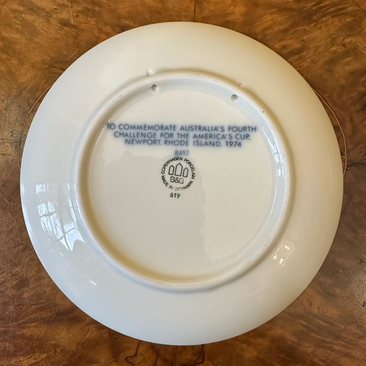 Royal Copenhagen Southern Cross 1974 America's Cup Challenge Plate