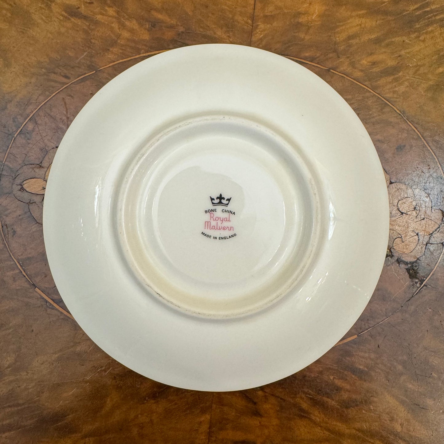 Royal Malvern Blue Floral Saucer Plate