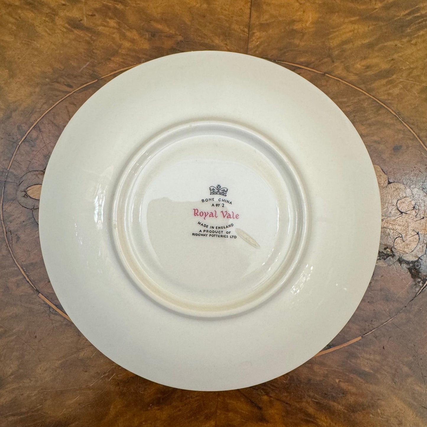 Royal Vale Rose Print Saucer