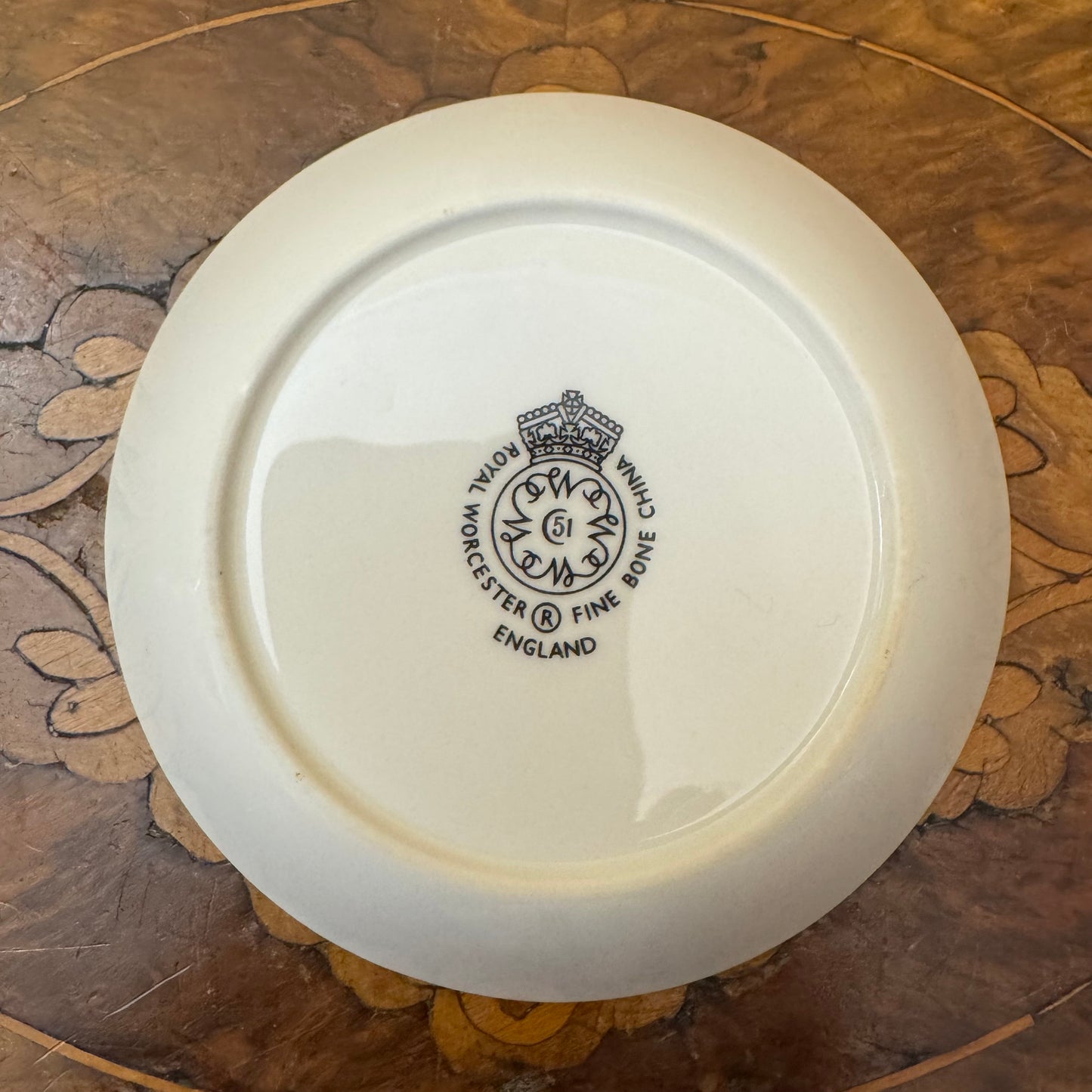 Royal Worcester Grey Rose Dish