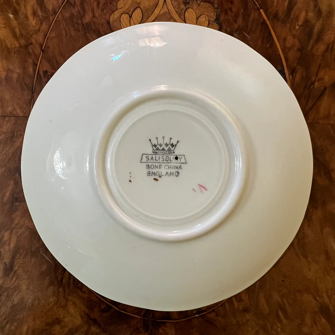 Vintage Salisbury Floral Saucer