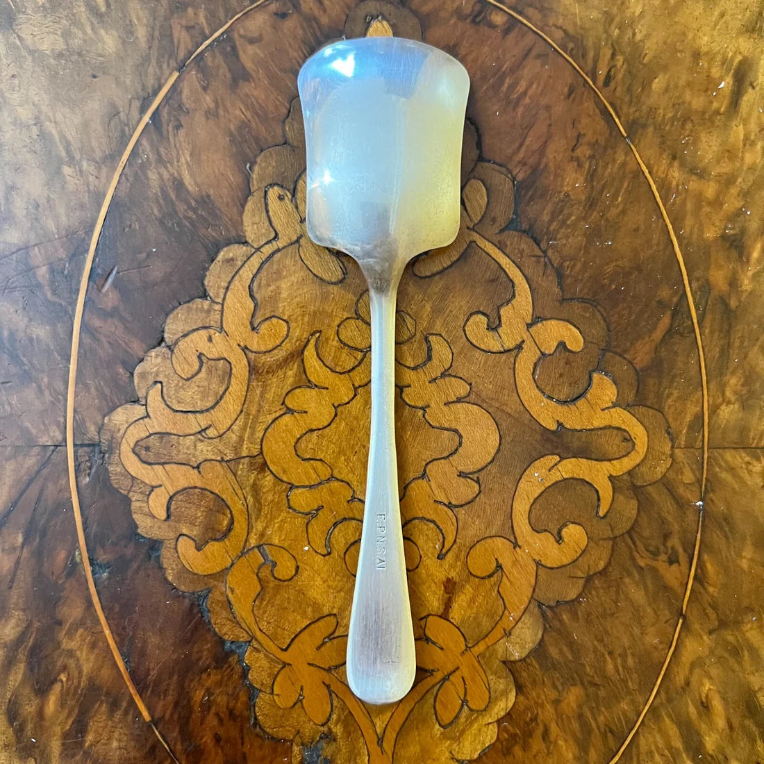 Vintage Silver Plated Sugar Spoon