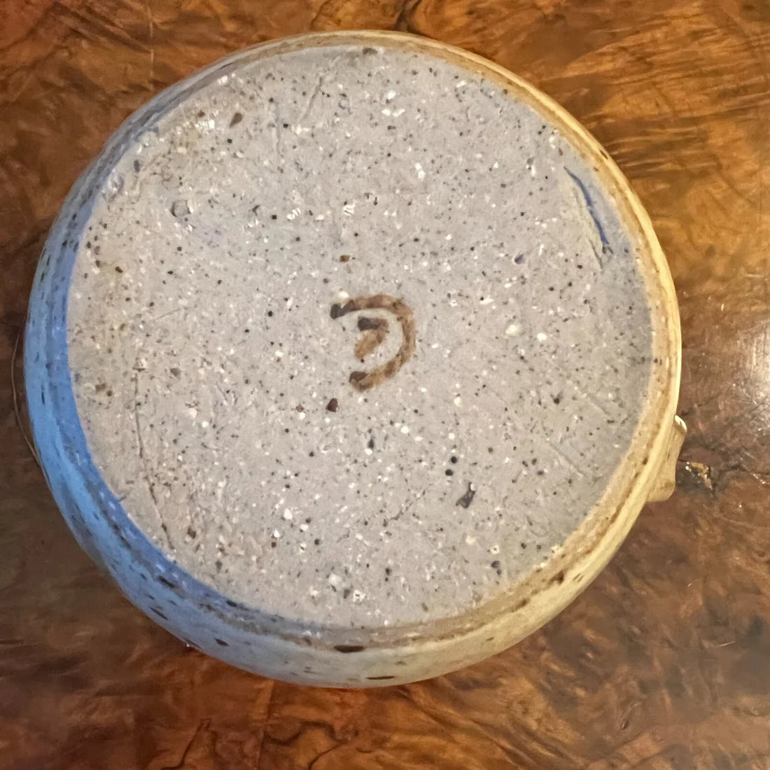 Vintage Brown Spot Pottery Jug