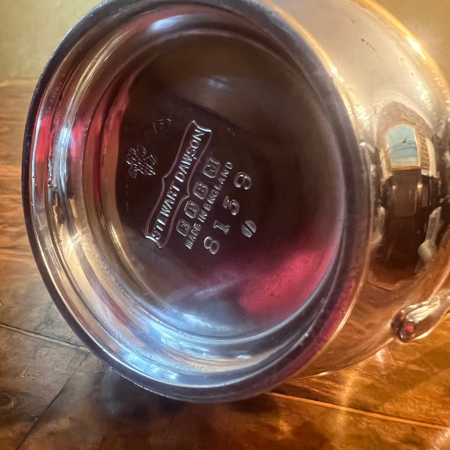 Stewart Dawson Silver Plated Milk Creamer Jug