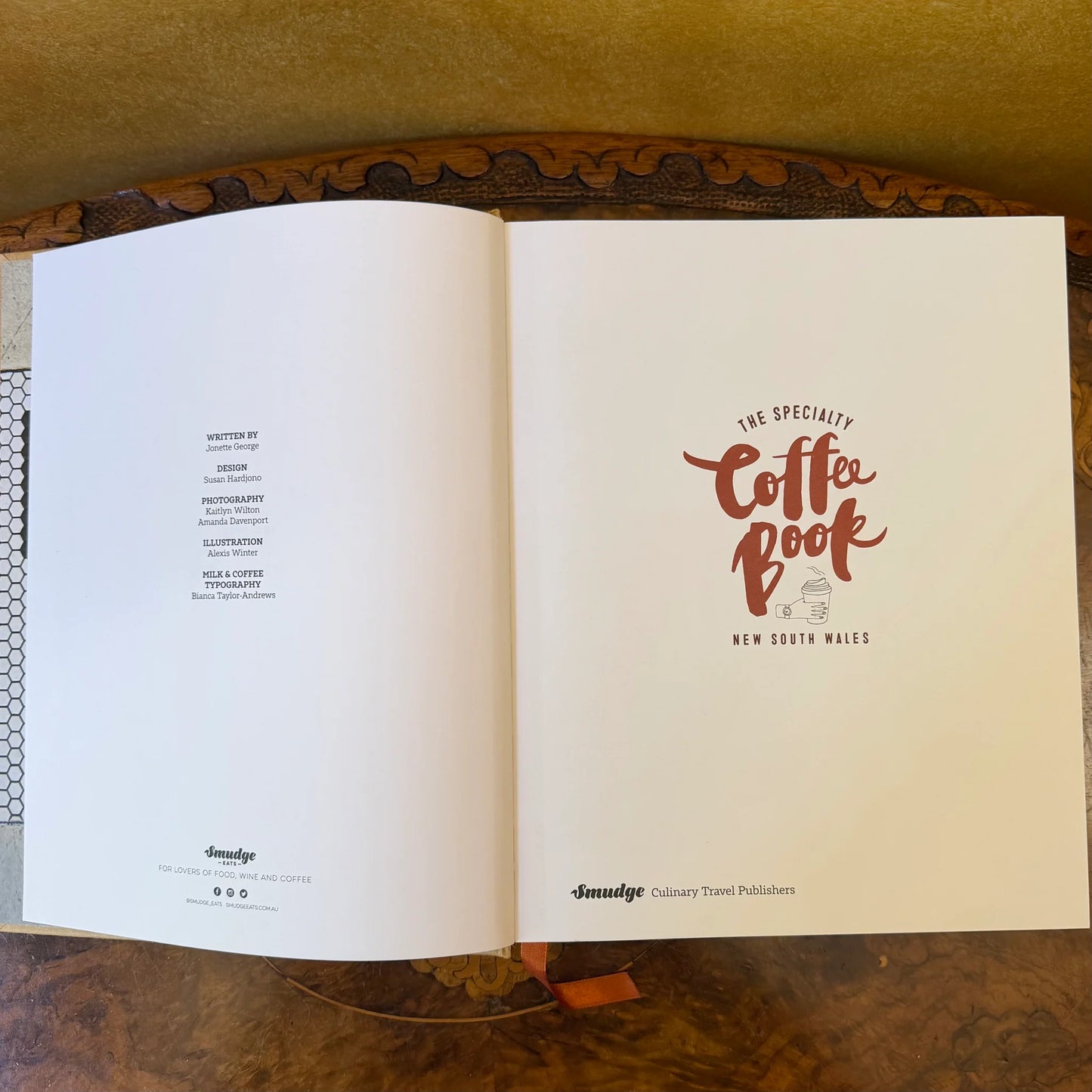 The Specialty Coffee Book NSW by Jonette George Hardcover Book
