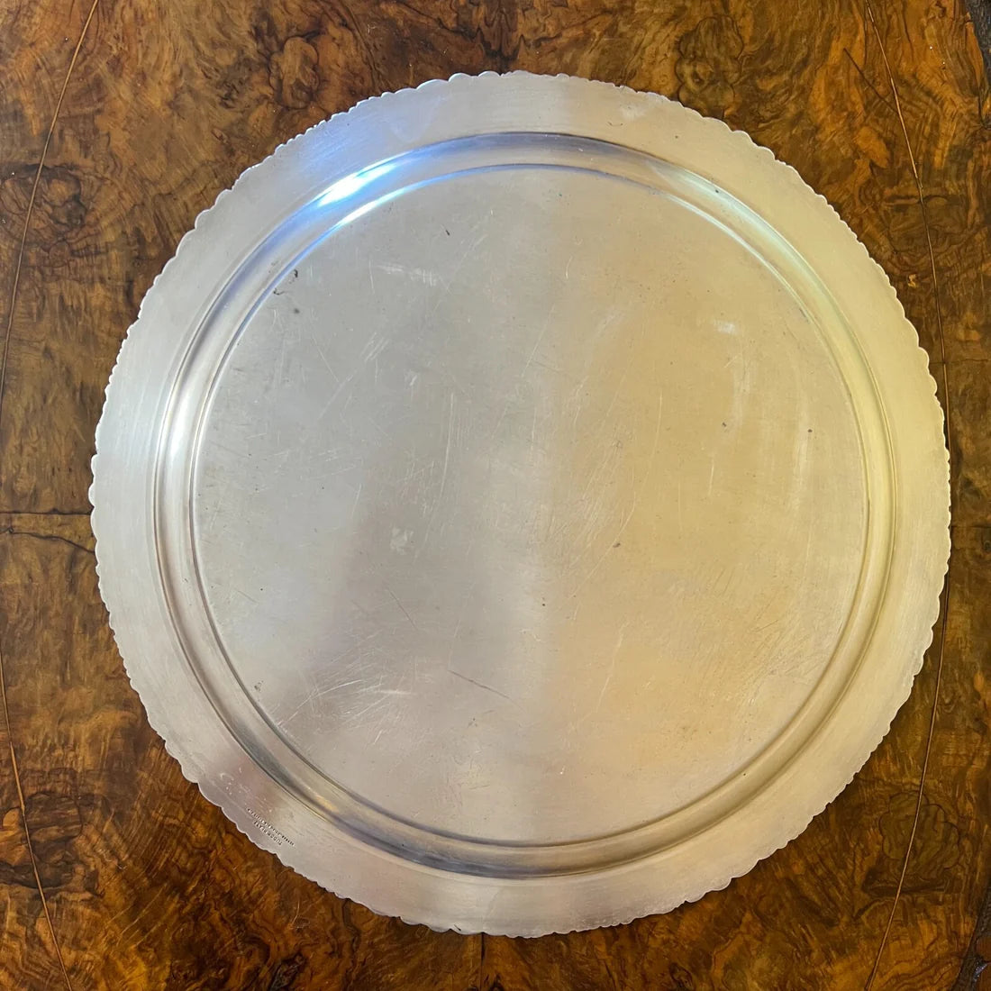 Tudor Plate Reproduction Silver Plate Tray