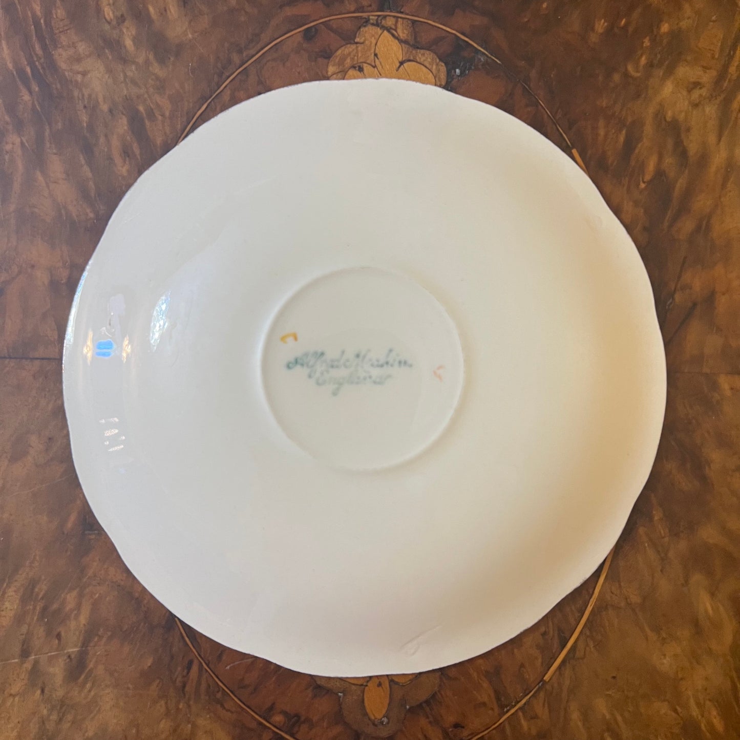 Vintage Alfred Meakin Cottage Print Saucer