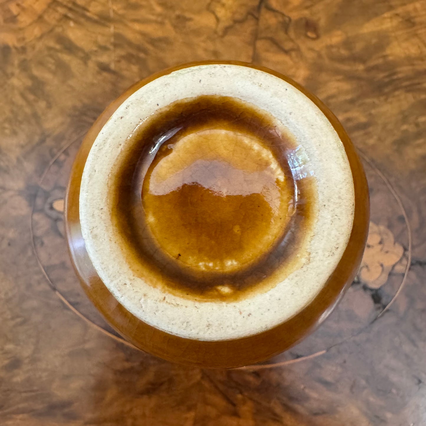 Vintage Brown Dip Glaze