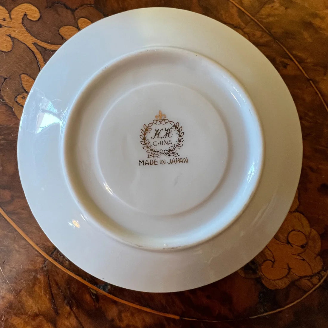 Vintage Lustreware Japanese 4 Demitasse Coffe Cups & Milk & Sugar Set