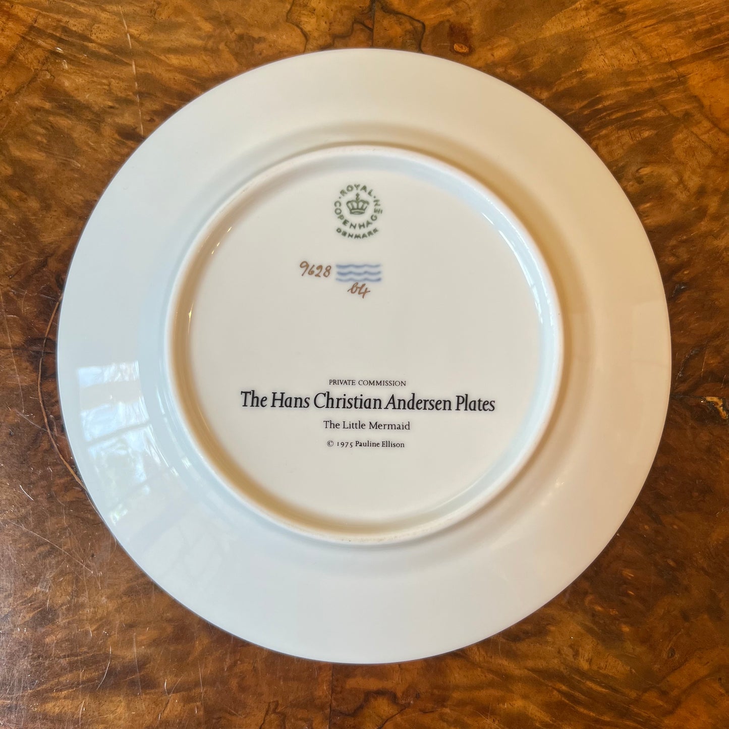 Vintage Royal Copenhagen The Hans Christian Andersen The Little Mermaid Plate