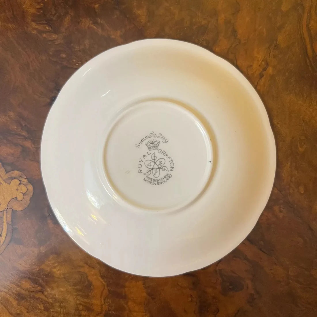 Vintage 1960s Royal Grafton Summer's Day Small Tea Cup & Saucer Set Of 6