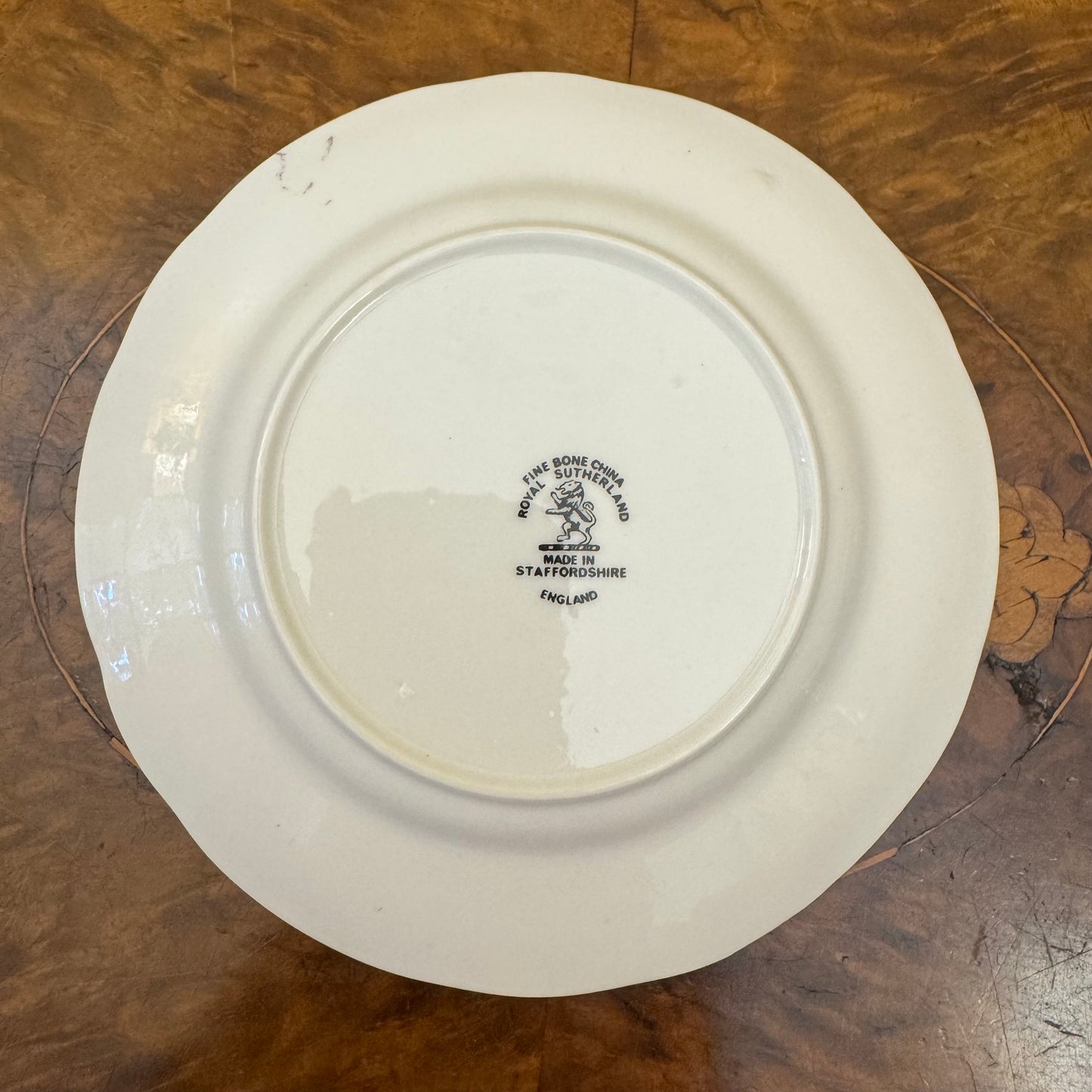 Vintage Royal Sutherland Rose Print Side Plate