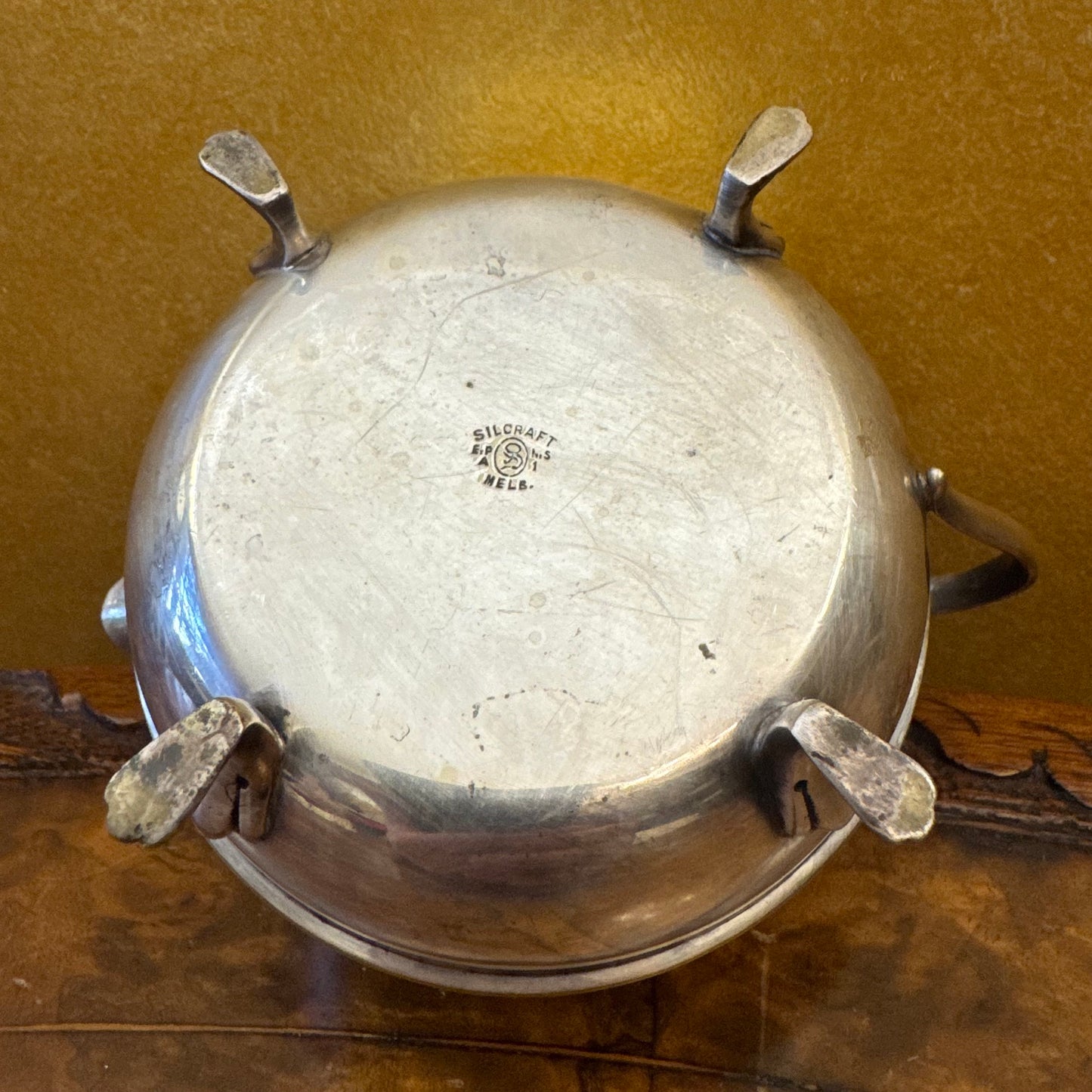 Vintage Silcraft Silver Plate Teapot