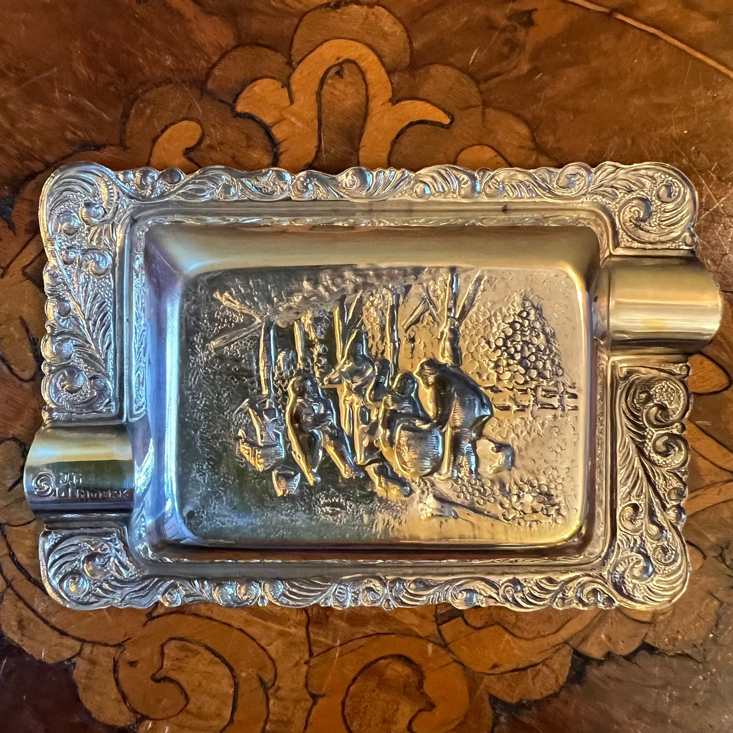 Vintage Silver Plated Jorgen TH Steffensen Ashtrays