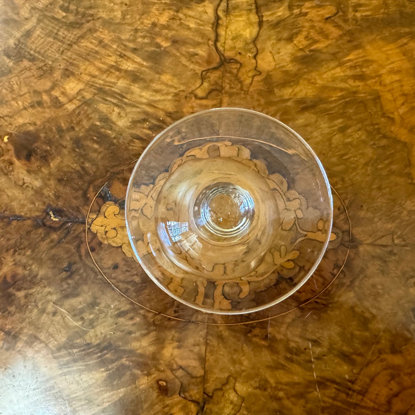 Vintage Star Etched Fluted