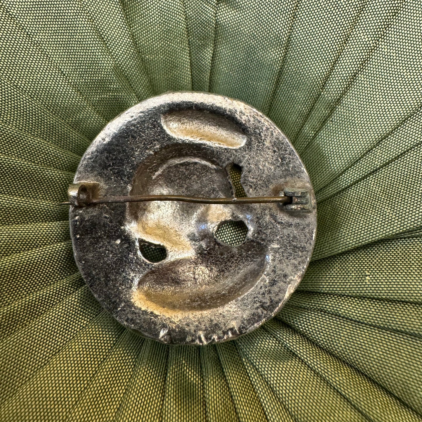 Vintage Trojan Warrior Metal Badge Pin