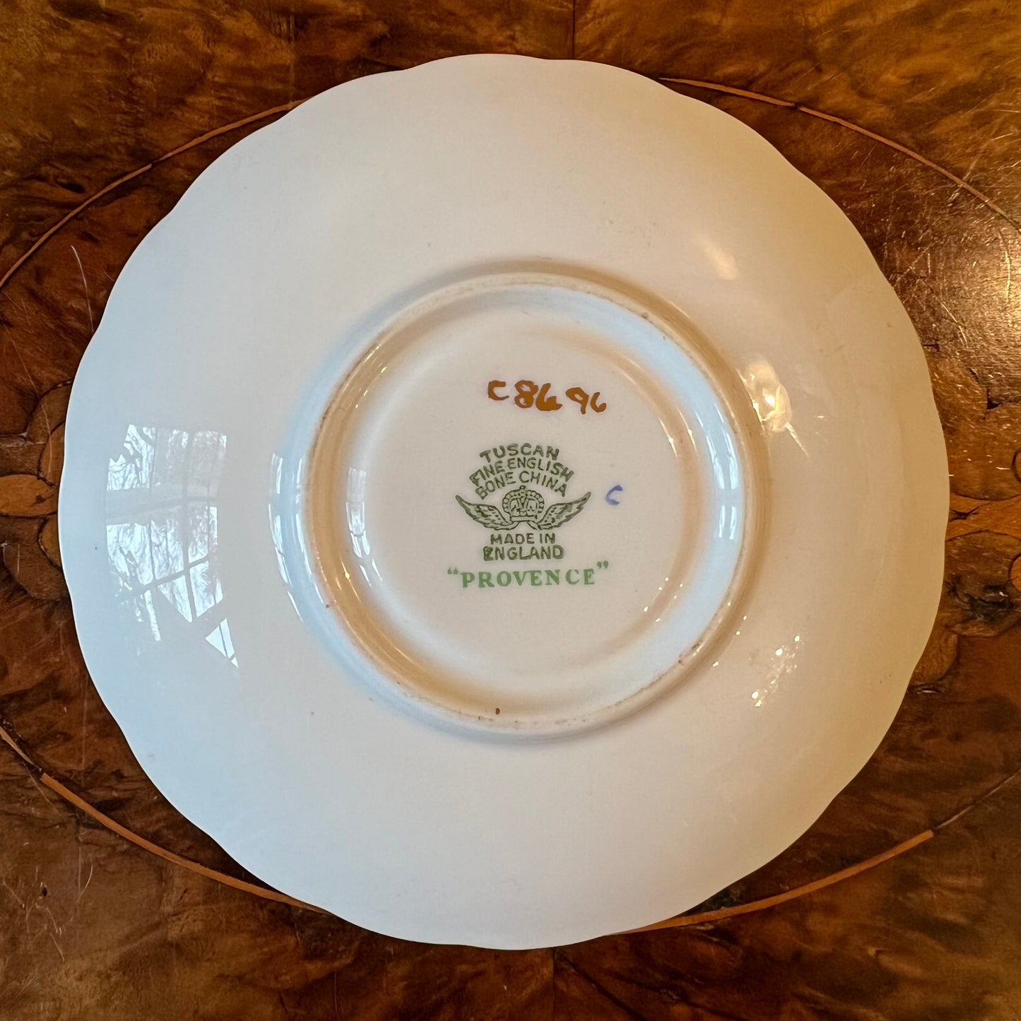 Vintage Tuscan Provence Coffee Saucer