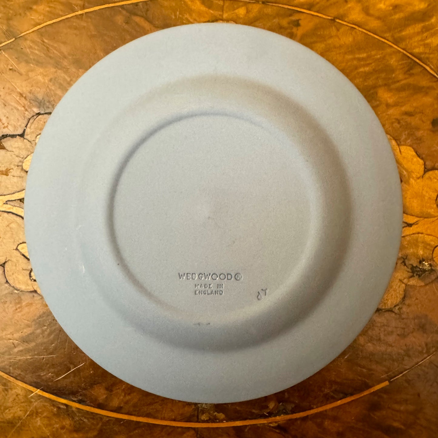 Wedgwood Blue Jasperware Tower Print Small Dish