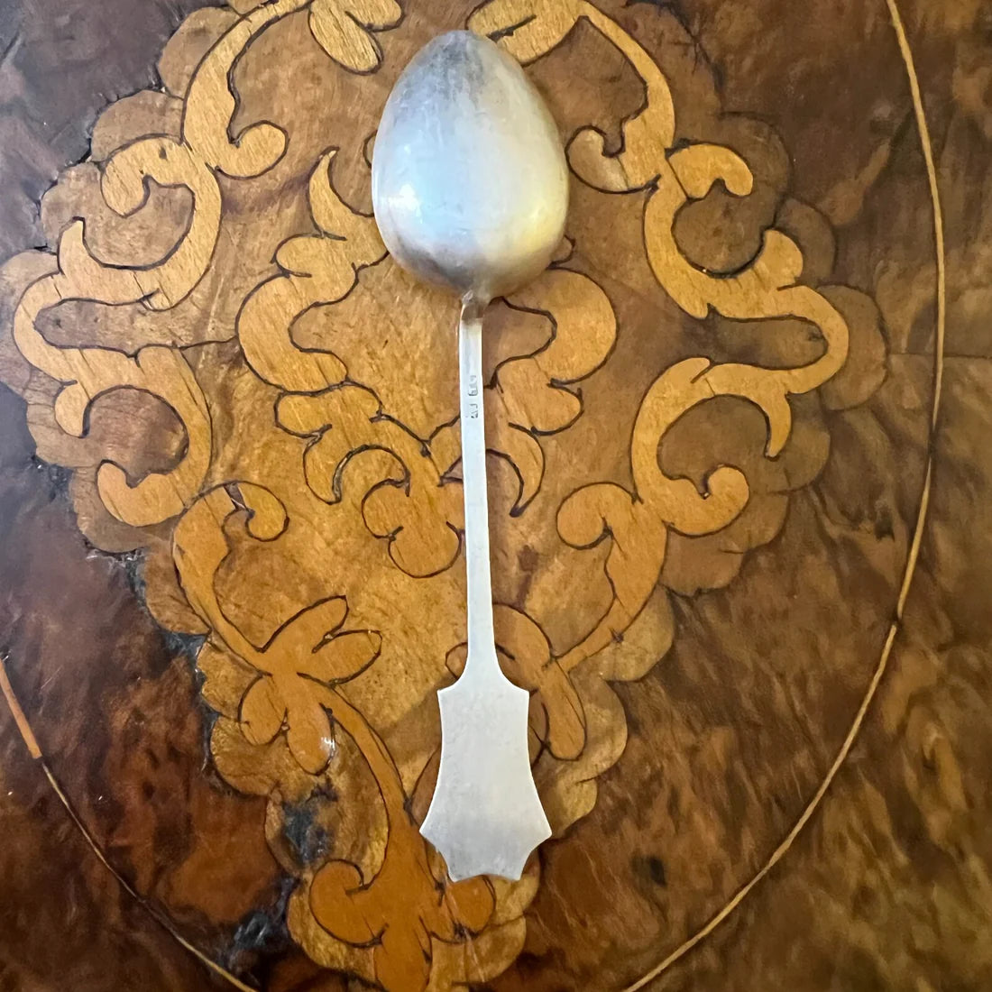 Chinese Silver Coffee Spoons Set Of 3