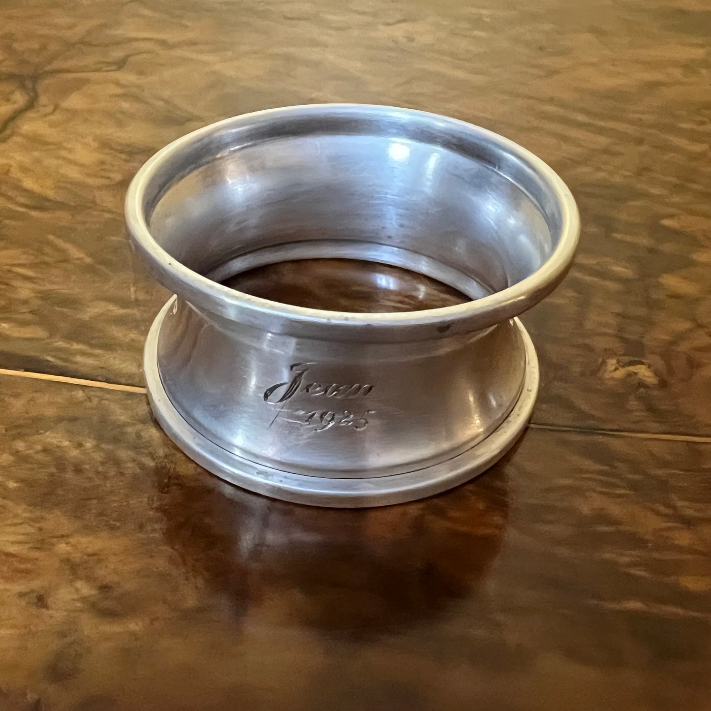 Birmingham 1925 Sterling Silver Napkin Ring