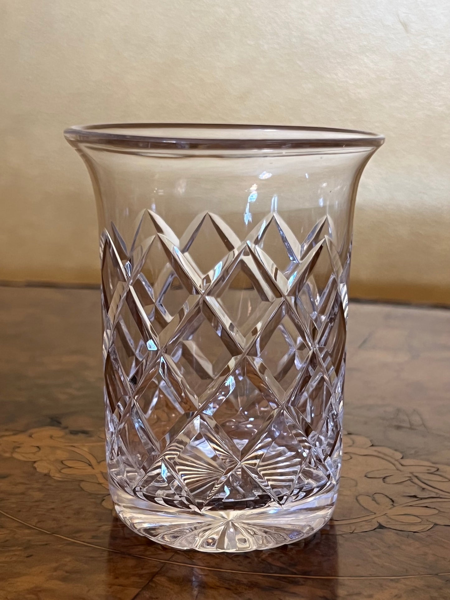 Crystal Cut Glasses Set Of Five