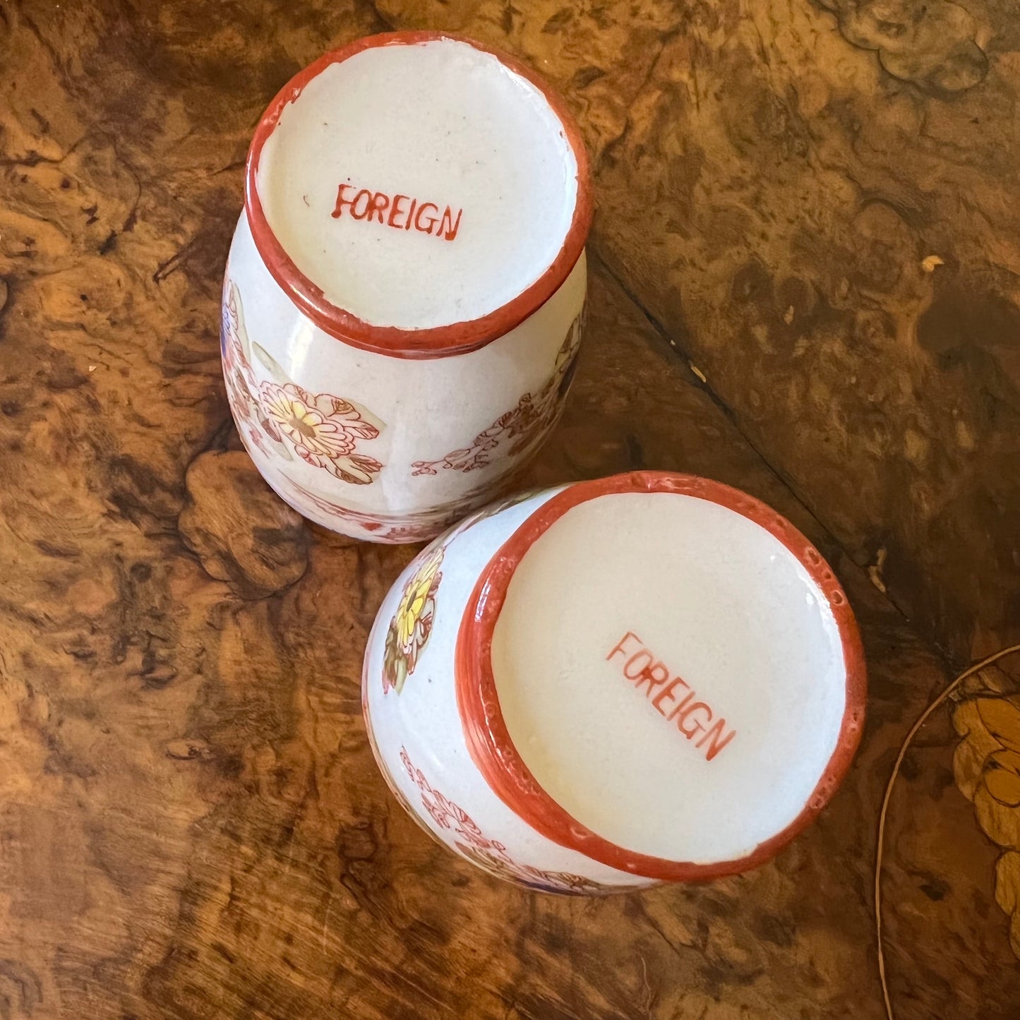 Foreign Japanese Geisha Print Mini Vases