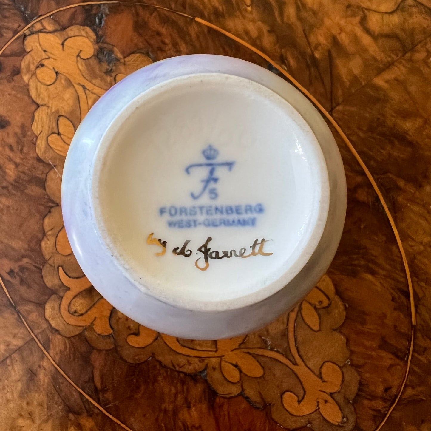 Forstenberg West Germany Floral Small Vase Bud