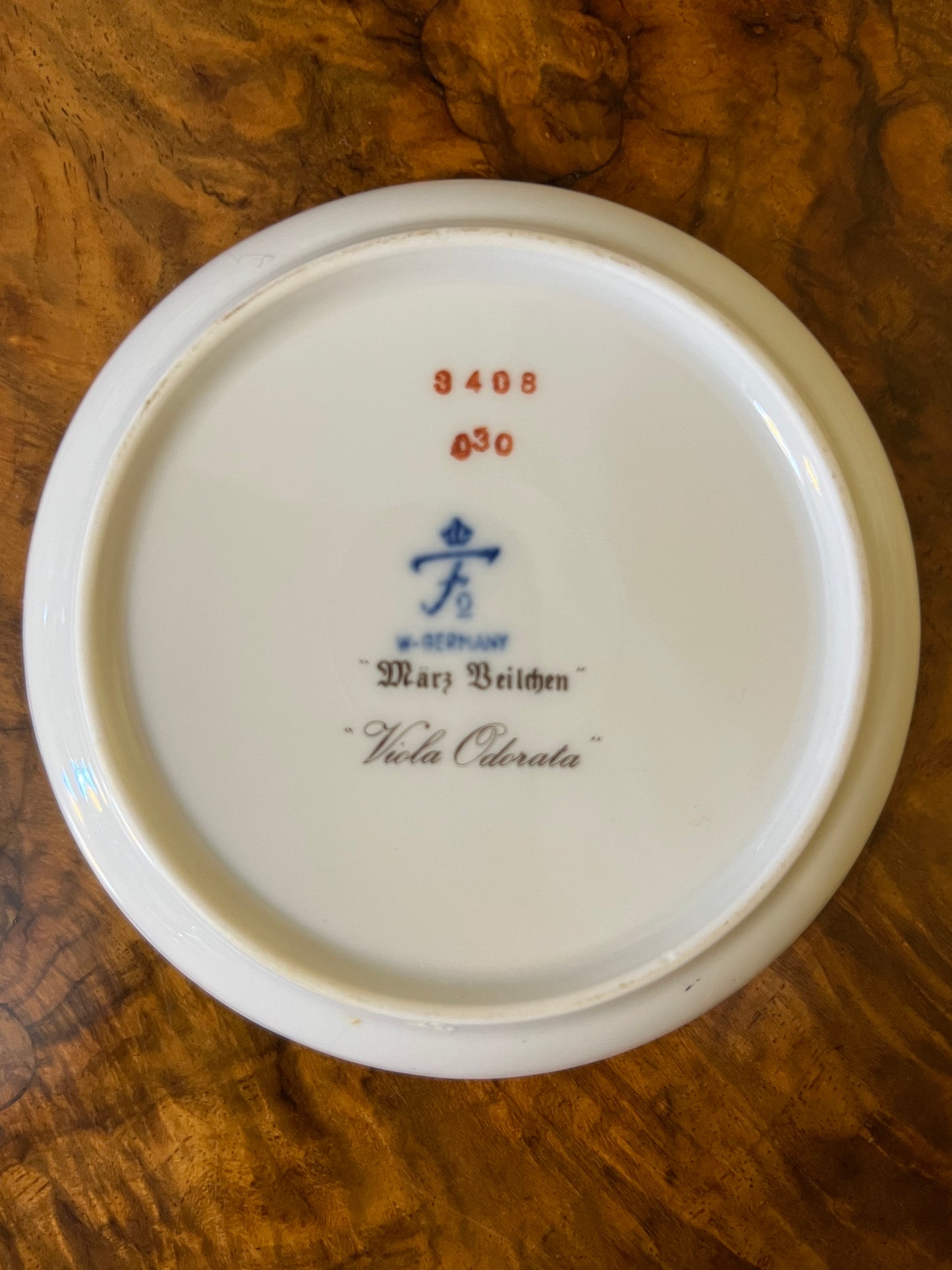 Furstenberg Violet Coaster Small Plate